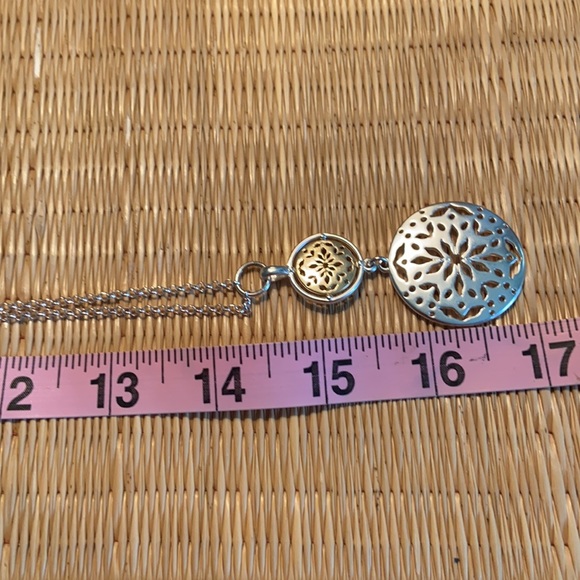 Lucky Brand long silver and gold Necklace - Picture 4 of 6